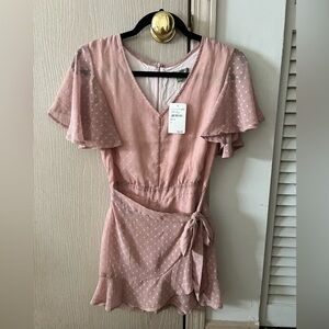 Nordstrom Polka Dot Romper Dress